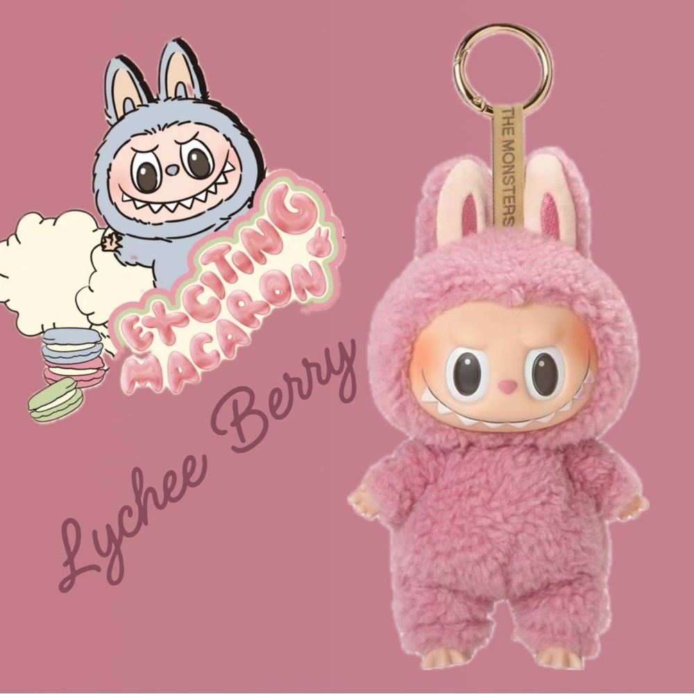 Labubu-Macaron- Lychee Berry